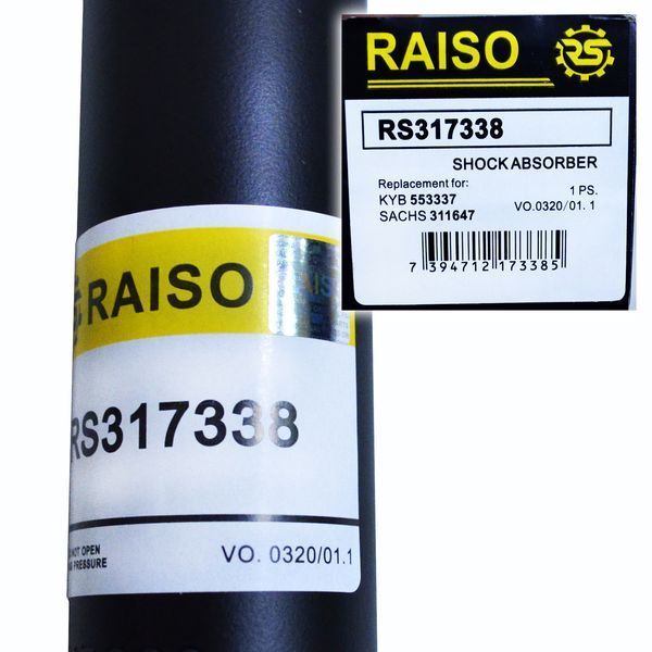 Амортизатор задній Raiso (Швеція) Мерседес Віто 639 Mercedes Vito 639 #RS317338 UAUADEO4 RS317338 фото