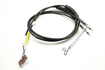 Трос ручного гальма задній connect 02- л=пр. низька база/+abs 1818/1695x2 Goodrem RM4127 фото